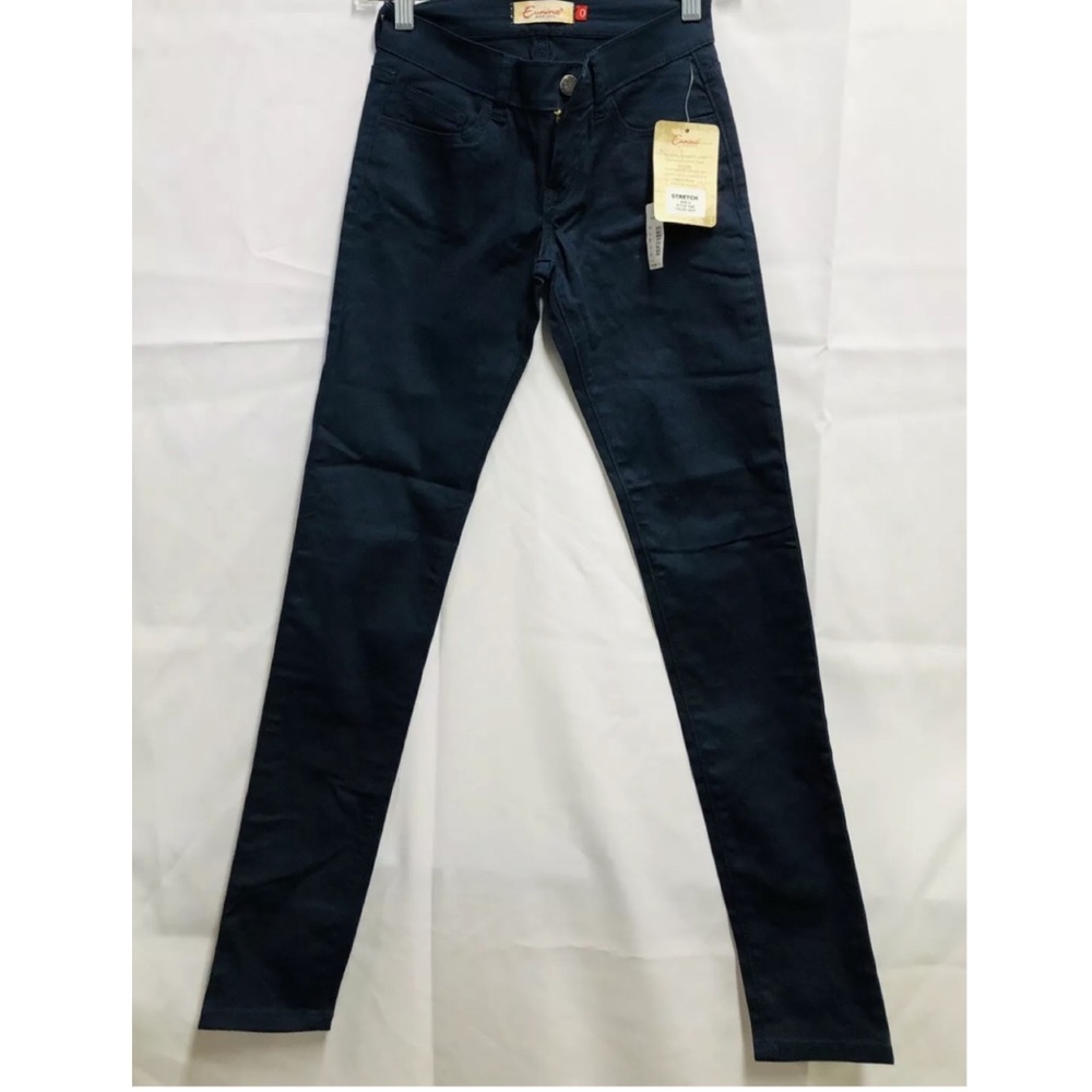 NWT Eunina dark navy stretch skinny jeans size 0